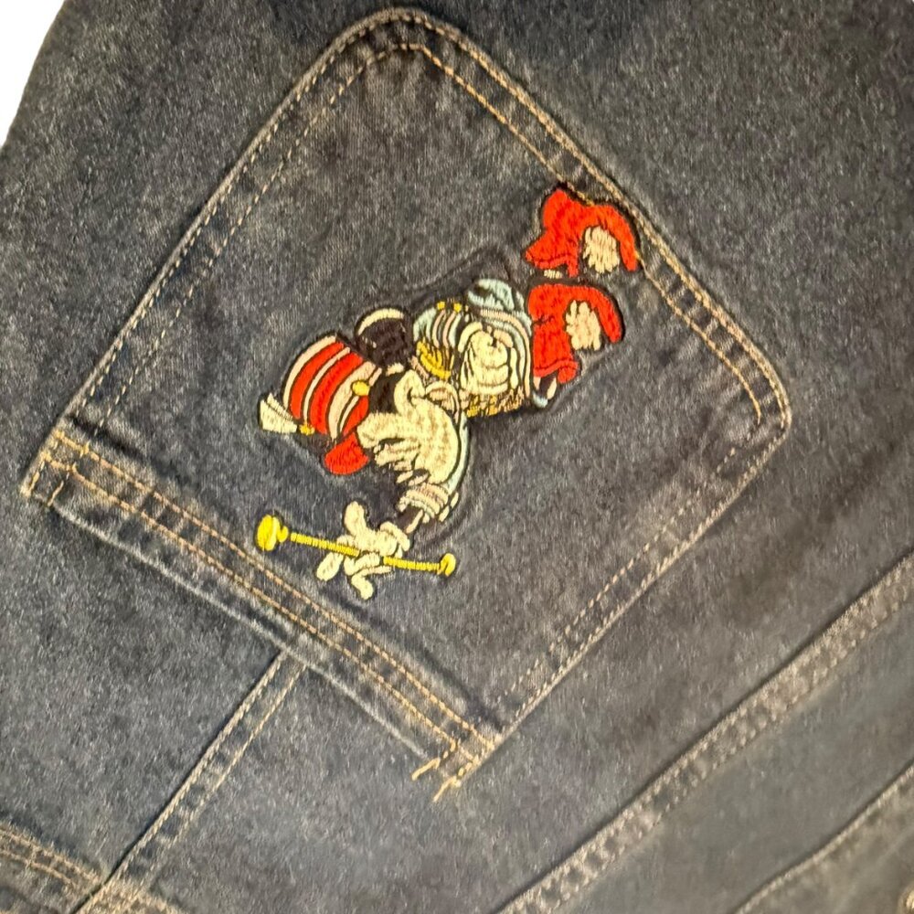 NWT Minnie Majorette Disney Limited Edition High Rise Wide-Leg Jeans-10 28 Macys - Picture 5 of 16
